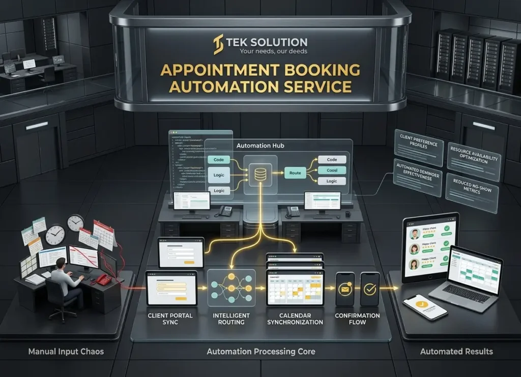 Appointment booking automation services for automated scheduling and appointment management