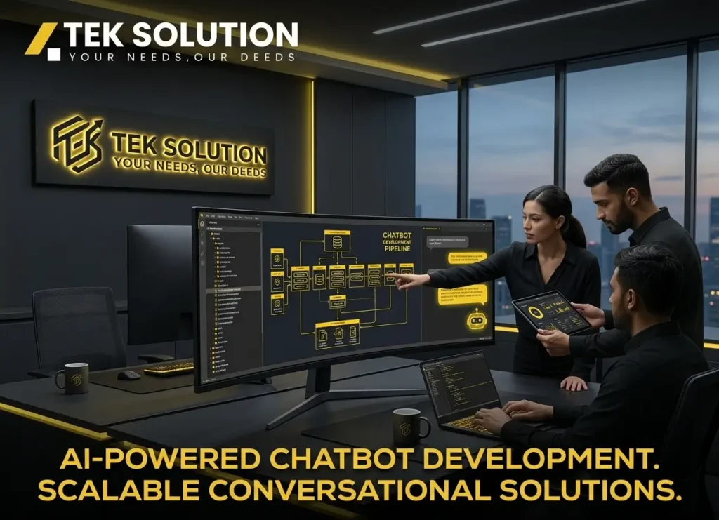 Chatbot development services for AI-powered business automation and customer support