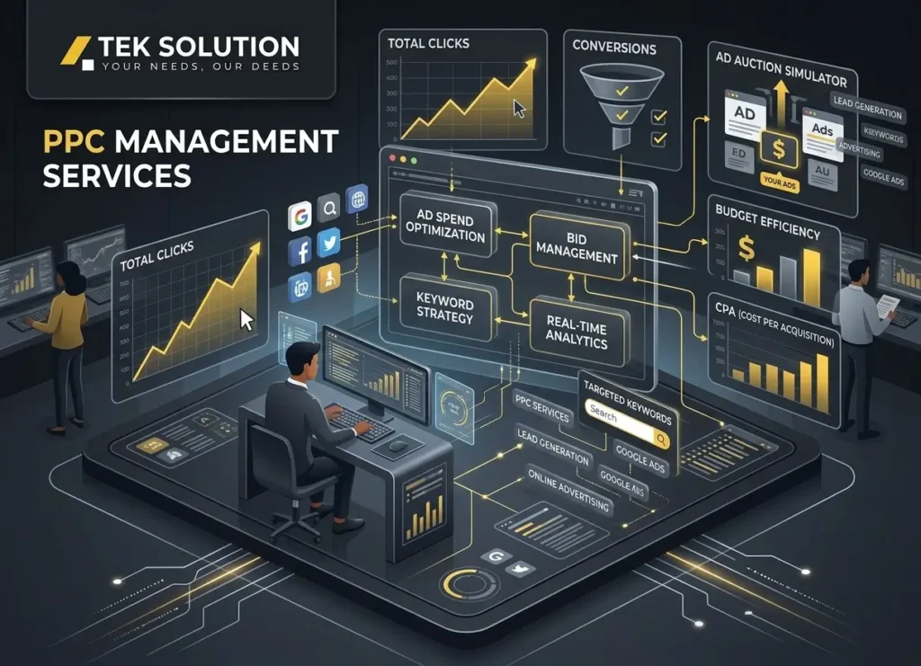 PPC management services for paid advertising campaigns