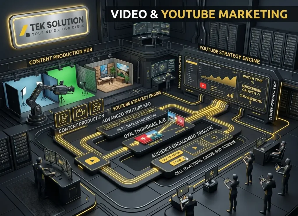 Video and YouTube marketing services for growing video visibility and audience engagement